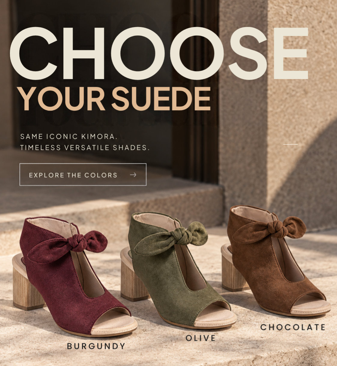 Women's Kimora Suede Heeled Sandals- In Multiple Colors
